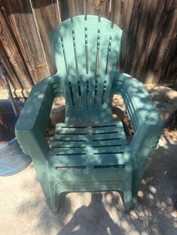 Green Adirondack Patio Chairs Set
