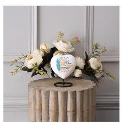 3 Inch Mini Cremation Urn with Stand, Patriotic Memorial Urn for Adults & Infants – 