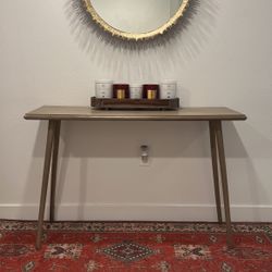 Walnut Console Table 