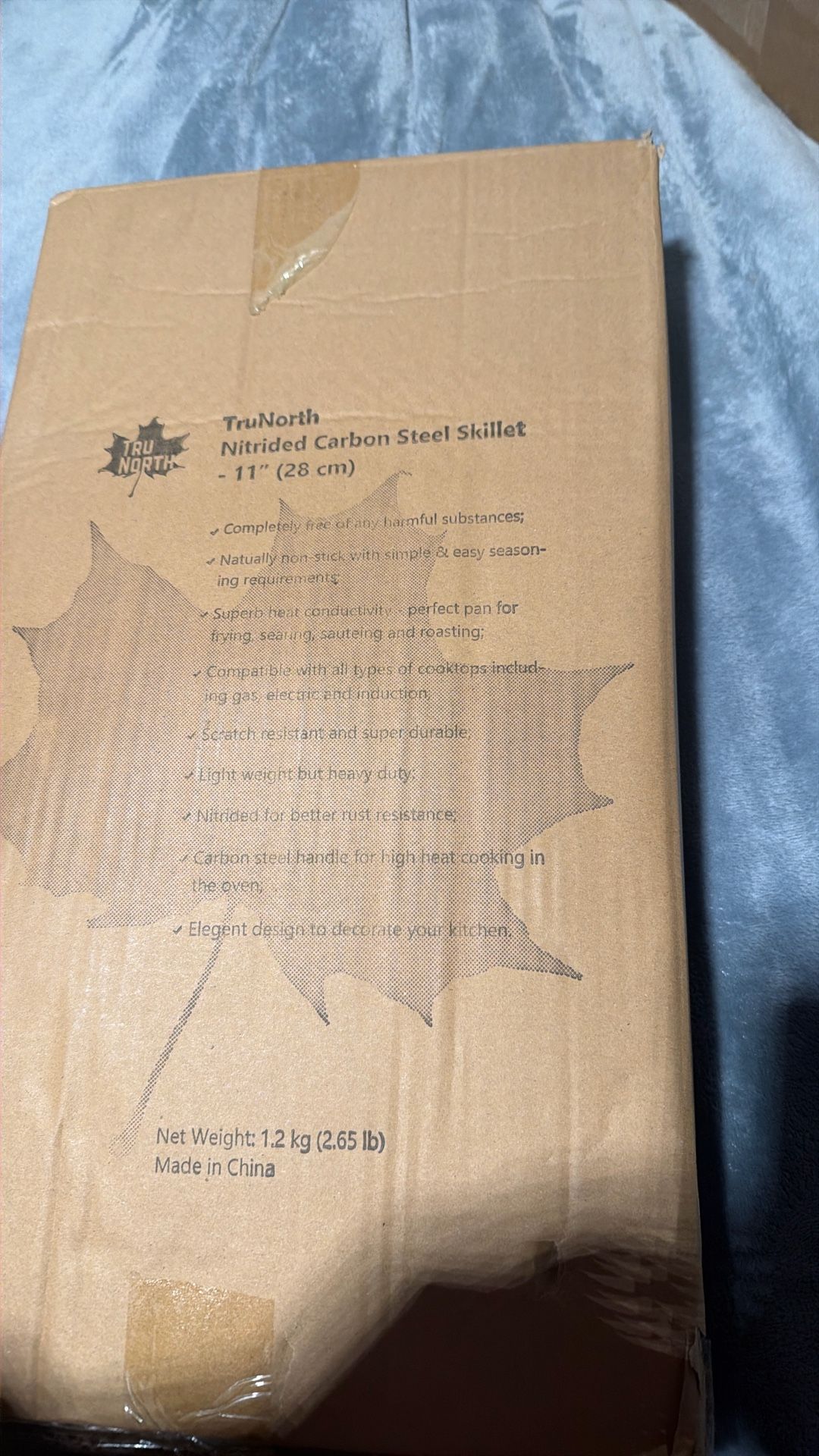 Trumpets Nitrided carbon Steel Skillet