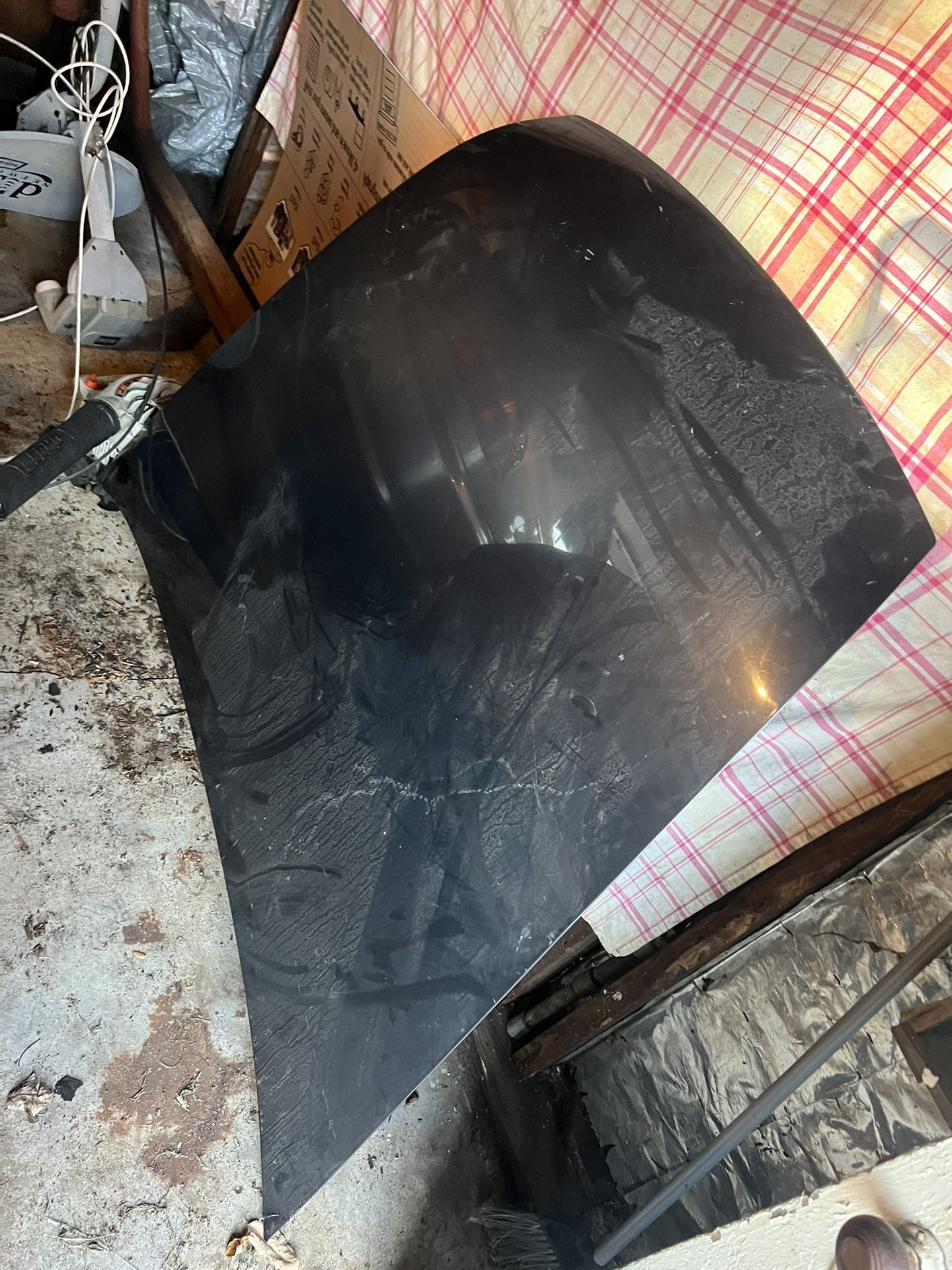 2003-2007 Honda Accord Sedan Hood Oem Gray 