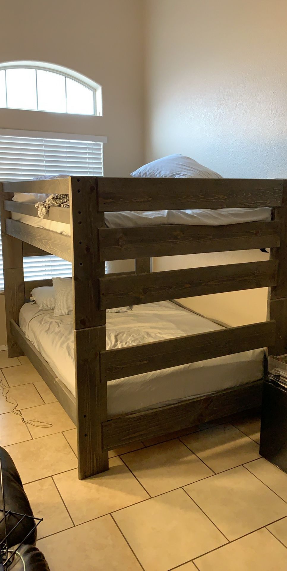 Barely used bunk bed solid wood