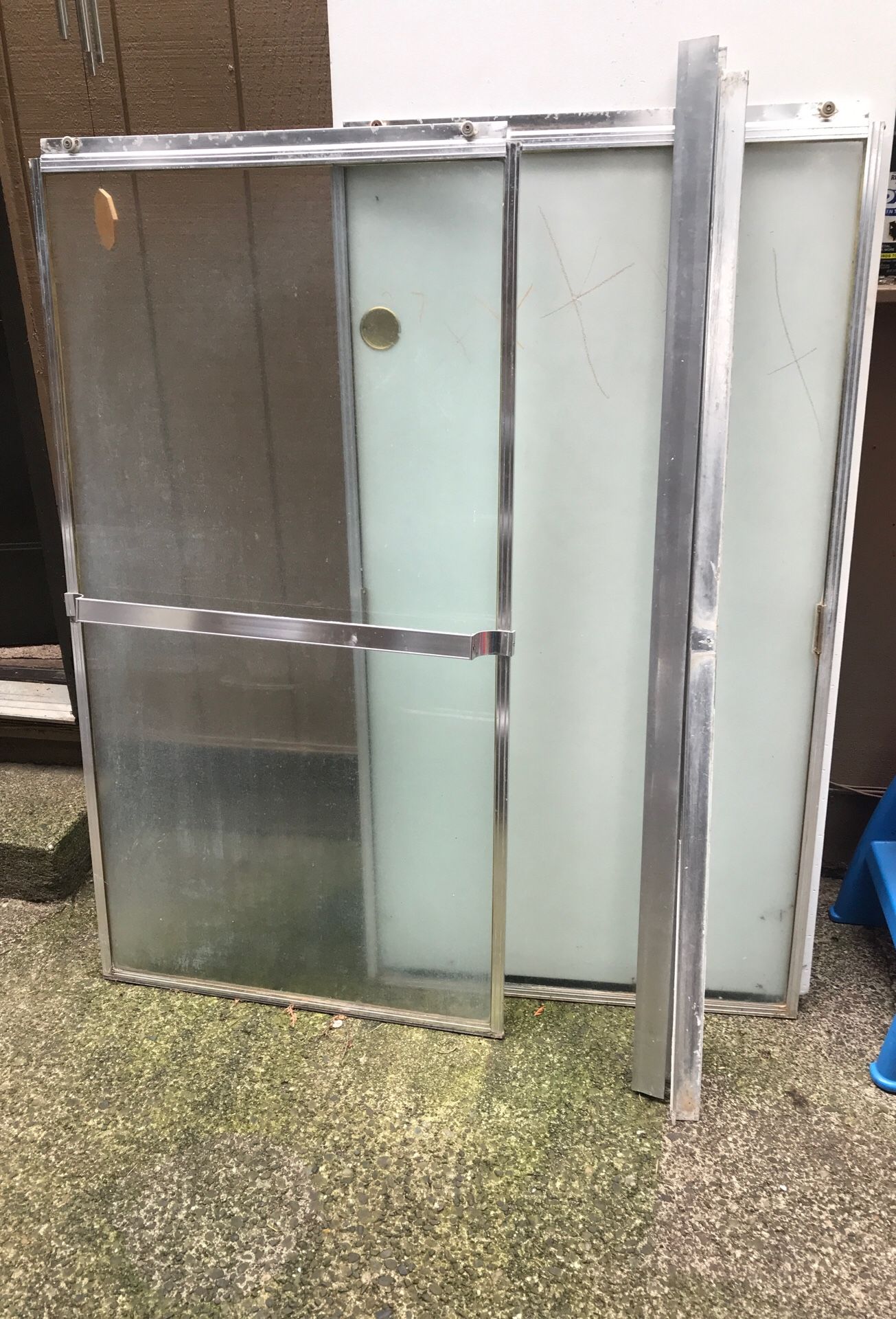 Glass shower door