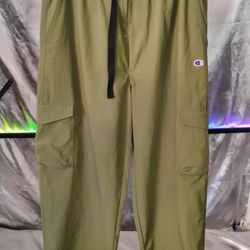 Champion Ripstop Cargo Joggers Men’s L Olive Green