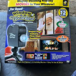 Star Shower Window Wonderland Projector System 