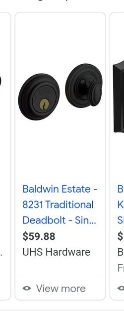 Baldwin Deadbolt New
