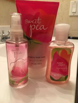 Bath & Body works Sweet Pea set