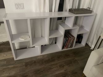 White Book Shelf
