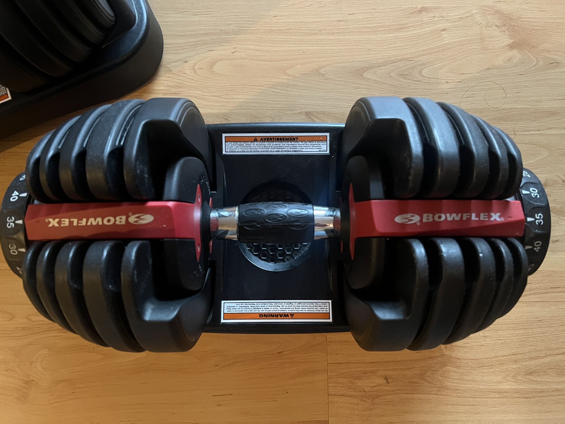 Adjustable Dumbbells Bowflex series 552