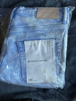 Purple Brand Jeans Bright Blue Hard Wax 