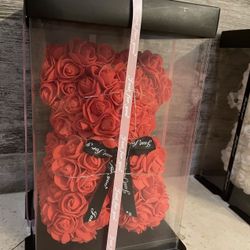 Valentin Bear Flower Bears With lights 