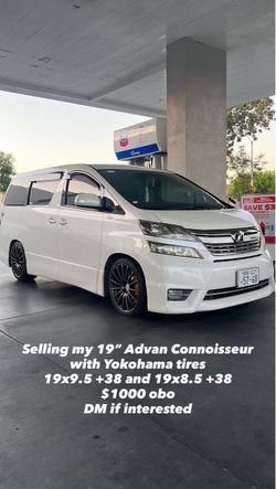 Advan Yokohama Connoisseur No. 151C JDM VIP Wheels 19x8.5 +38 front & 19x9.5 +38 rear