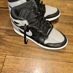 Jordan 1 Blk/Gry Size 7Y 