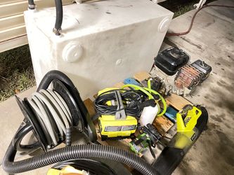 Pressure washer setup