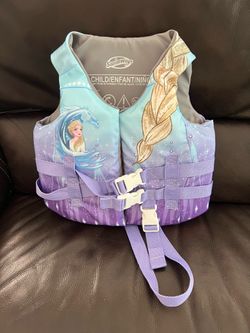 SwimWays- Disney Princess Swim Vest, Elsa
