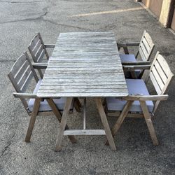 Outdoor Patio Table / Furniture With Cushions 