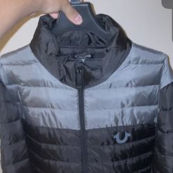 Two Tone True Religion Puffer Jacket