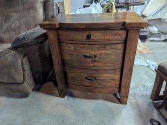 Hardwood Chest with 3 Drawers