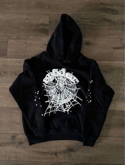 Sp5der Black/White Hoodie