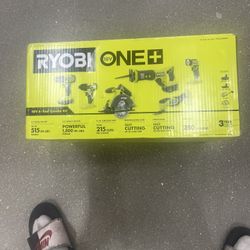 Ryobi 18V ONE+ 6-Tool Combo Kit.  