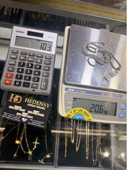24 inch 925 chain with pendant