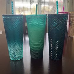 Ombre Green Starbucks Cups