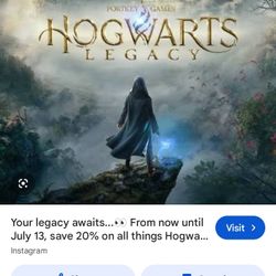 Hogwarts Legacy For Xbox X/S Just Disc