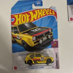 73 Honda Civic Custom Hotwheel 
