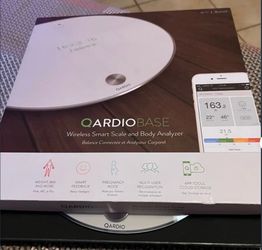 Qardiobase wireless smart scale and body analyzer