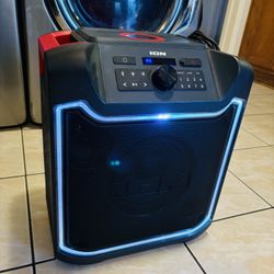 Ion Pathfinder 4 - Bluetooth Portable Bluetooth Speaker – 100-Hour Battery, Waterproof, LED Light Show