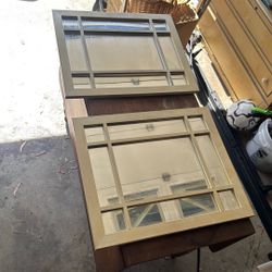 2 Medium Wall Mirrors 