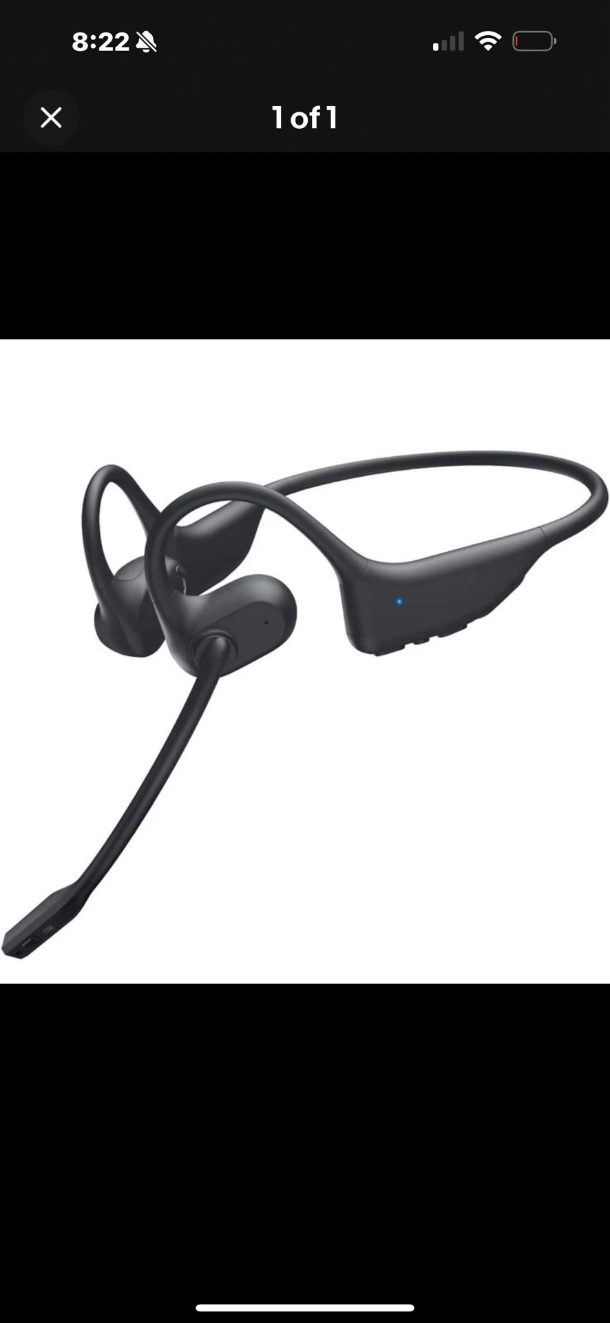 Gixxted Open Ear Headphones with Mic