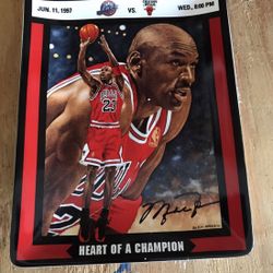 Michael Jordan Porcelain Collectors Plate 