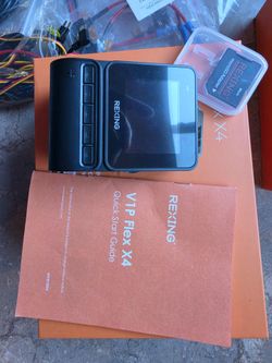 Rexing V1P Flex X4 4K Wi-Fi Dual Dash Cam.