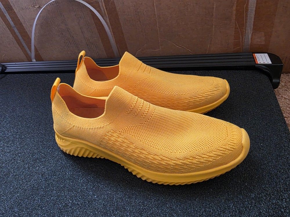 Yellow Walking Shoes/Slip Ons - Worn Once