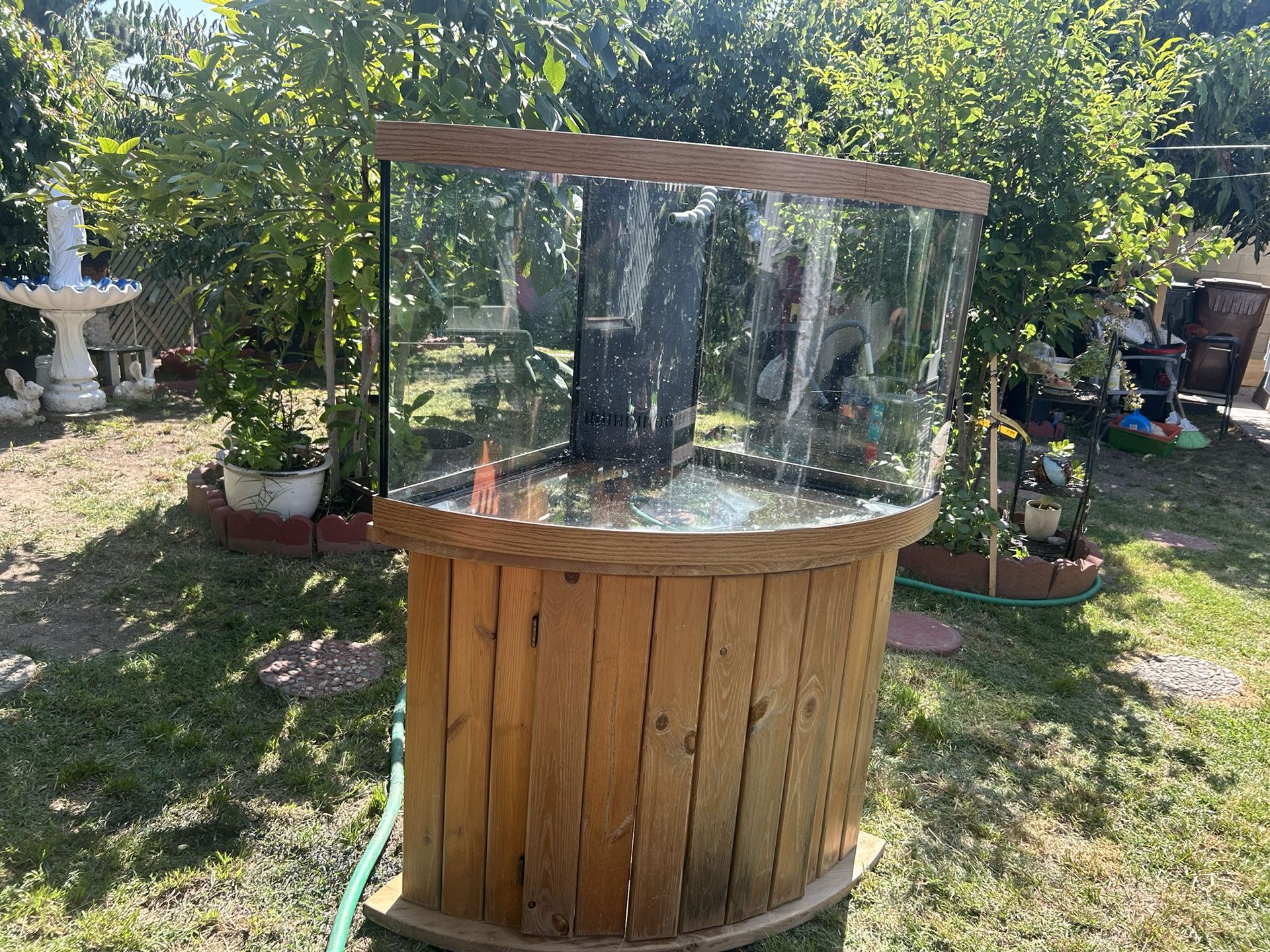 Corner fish tank / 50 gallon fish tank / 50 gallon corner fish tank / salt water aquariums