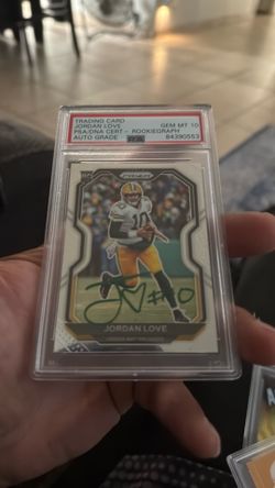 Jordan love auto gem 10