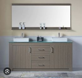 Tavian 60" bathroom double vanity