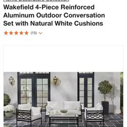STUNNING  PATIO SET, Used One Time Only!! BRAND NEW