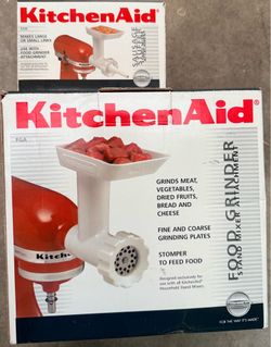 Kitchen aid food grinder AND sausage stuffer NIB
