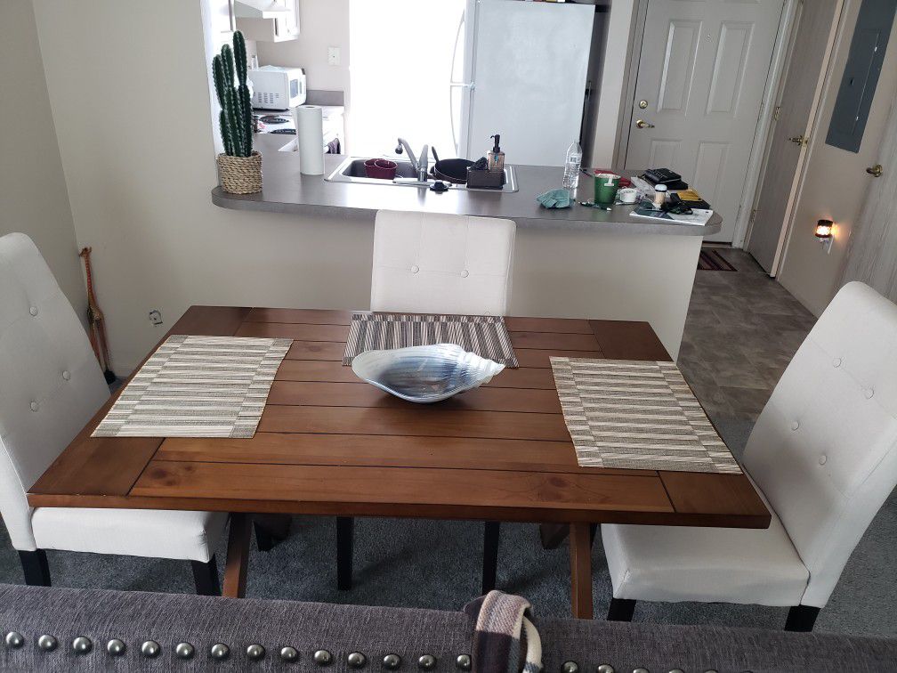 Dining table plus chairs