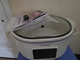 BRAND NEW WITHOUT BOX - Crock-Pot Programmable 6-Quart Slow Cooker with Sous Vide, Oat Milk