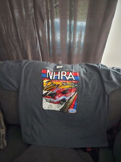 NHRA Championship Drag Racing Graphic Shirt Gray Soze 4x