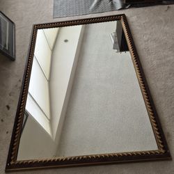 Antique Gold Framed Mirror