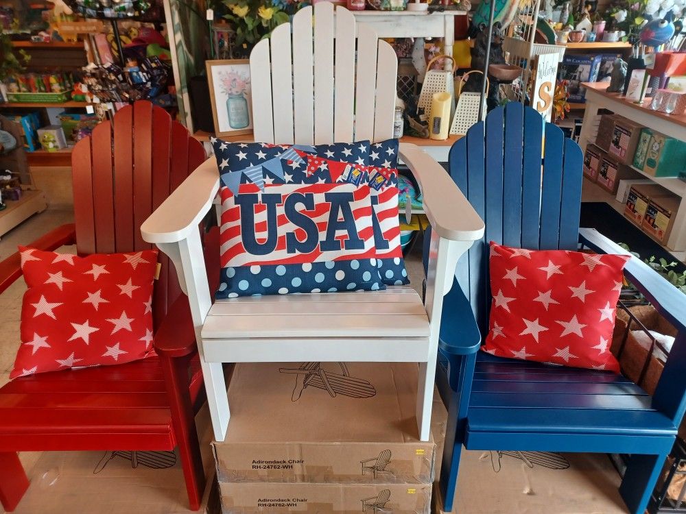 BLOWOUT SALE NOW $50 EACH. Wood Adirondack Chairs