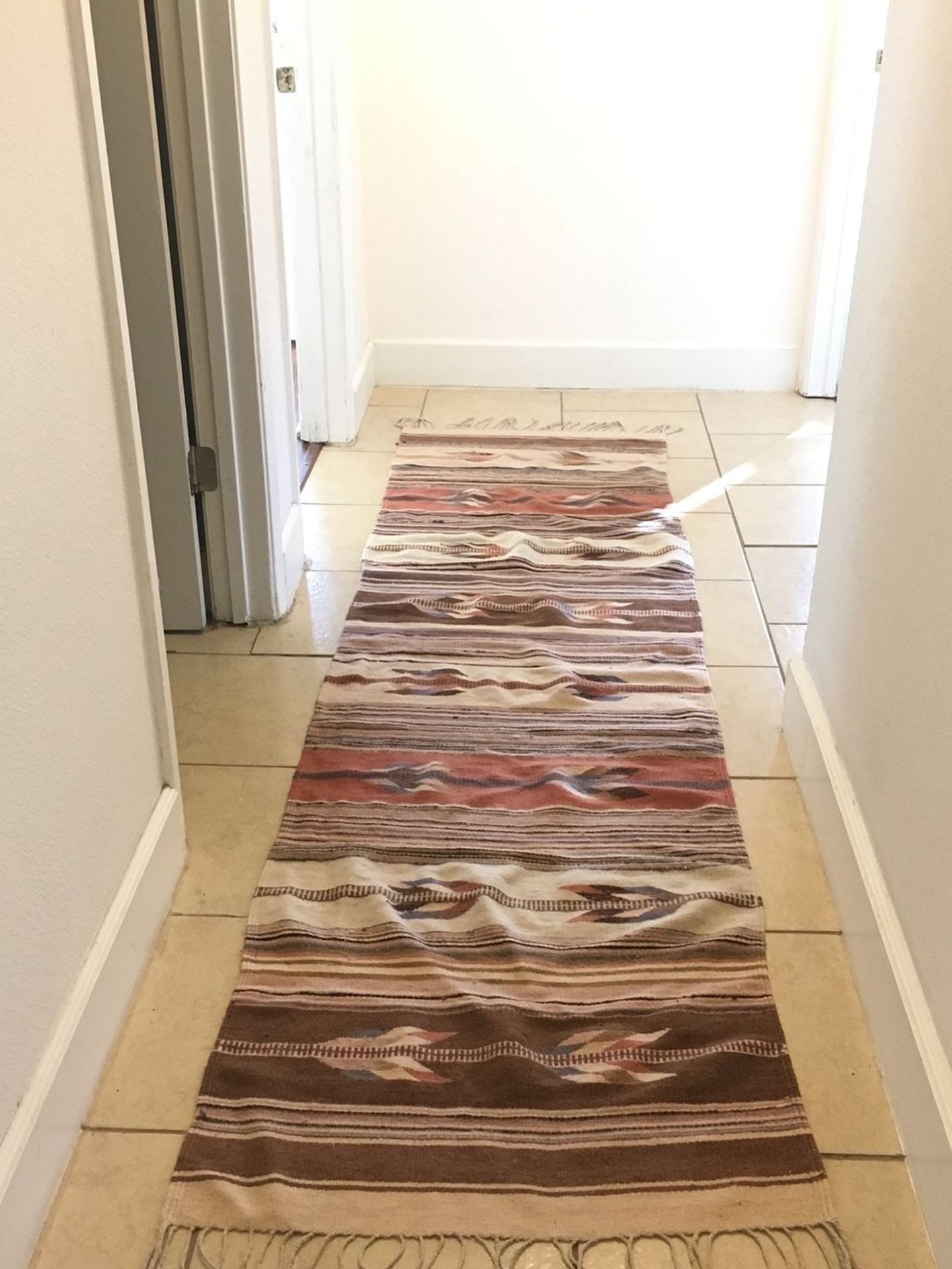 Bohemian Tribal Hallway Runner Rug - New Mexican