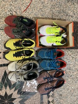 6 pairs of workout shoes (1 pair of lifting shoes- white) brand new metcon, nano, CrossFit, gym, workout.