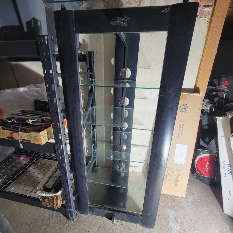 Bell'0 6 Tier Audi9 Glass Shelve