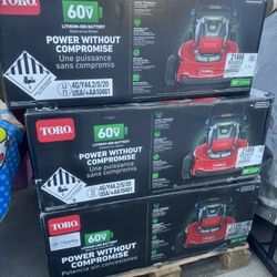 Auto Drive Toro 22” 60 V Battery Self-propelled Lawn Mower 