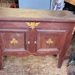 Antique Wooden Cabinet - Early 1900's  Free Delivery 